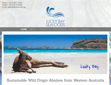 Tablet Screenshot of abalone.com.au